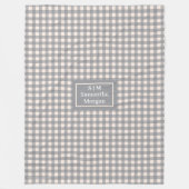 Couverture Polaire Personalized Tartan Blanket Trendy Colors Accent (Devant)