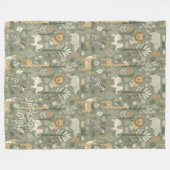 Couverture Polaire Personalized Tribal Safari Jungle ID1260 (Devant (Horizontal))