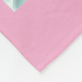 Couverture Polaire Personalized Vintage Pink Christmas Baby Blanket (Coin)