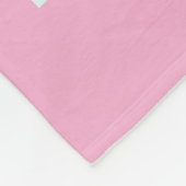 Couverture Polaire Personalized Vintage Pink Christmas Baby Blanket – (Coin)