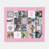 Couverture Polaire Personalized Volleyball Senior Gift Custom Color (Devant (Horizontal))