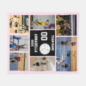 Couverture Polaire Personalized Volleyball Senior Night Keepsake (Devant (Horizontal))