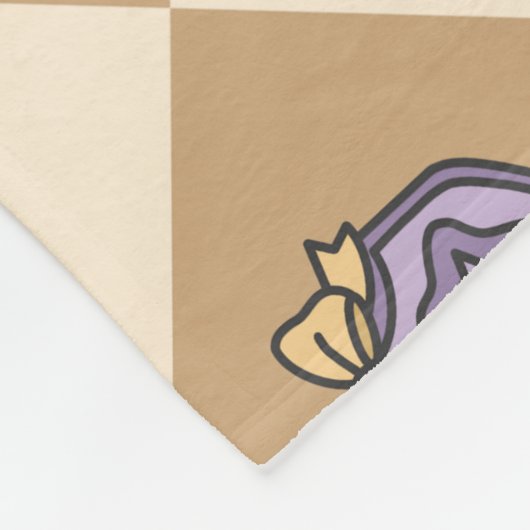 Couverture Polaire Personalized Wizard School Gold Monogram Name (Coin)