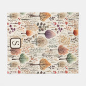 Couverture Polaire Personalized Woodland Cozy Cabin (Devant (Horizontal))