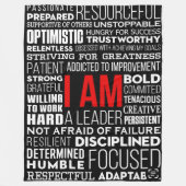 Couverture Polaire Personalized Word Cloud Sherpa Fleece Blanket (Devant)