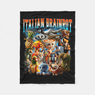Couverture Polaire Personnages Italian Brainrot Drôle Meme Tendance P