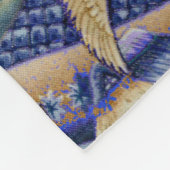 Couverture Polaire Personnalisation de la grue japonaise (Coin)