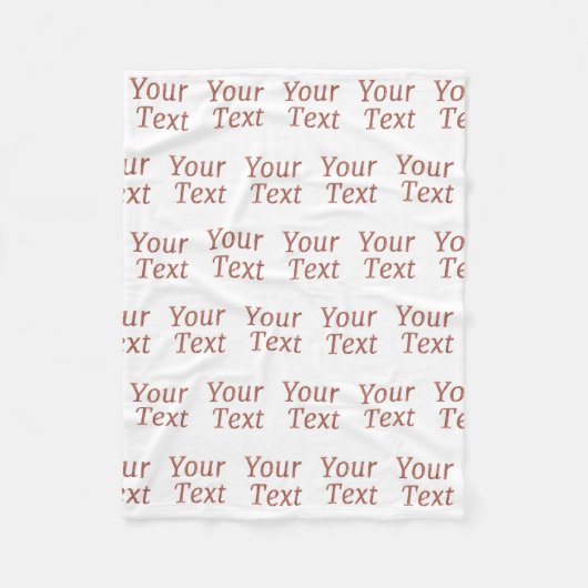 Couverture Polaire Personnalisé (Devant)