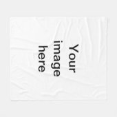 Couverture Polaire Personnalisé (Devant (Horizontal))