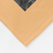 Couverture Polaire Personnalisé 11 Photo Collage Orange (Coin)