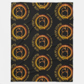 Couverture Polaire Personnalisé 2024 TOTAL SOLAR ECLIPSE Famille (Devant)