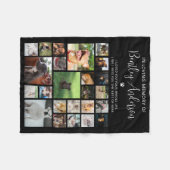 Couverture Polaire Personnalisé 24 Photo Pet Memorial (Devant (Horizontal))
