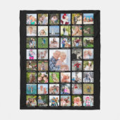 Couverture Polaire Personnalisé 45 légendes Collage Photo Votre coule (Devant)