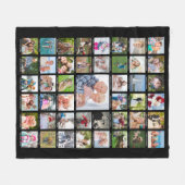 Couverture Polaire Personnalisé 45 légendes Collage Photo Votre coule (Devant (Horizontal))