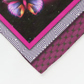 Couverture Polaire Personnalisé À Ma Petite-Fille Papillon (Coin)