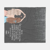 Couverture Polaire Personnalisé À Mon Meilleur Ami (Devant (Horizontal))