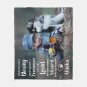 Couverture Polaire Personnalisé Animal Memorial Animaux de compagnie (Devant)