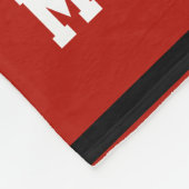 Couverture Polaire Personnalisé avec nom,#, équipe, fan de sports Équ (Coin)