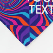 Couverture Polaire Personnalisé Gardez Le Calme Et Votre Texte Multic (Coin)