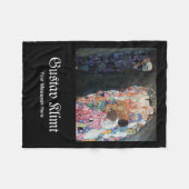 Couverture Polaire Personnalisé Gustav Klimt Death and Life fameux (Devant (Horizontal))