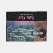 Couverture Polaire Personnalisé Gustav Klimt Portrait Adele Bloch Bau (Devant (Horizontal))