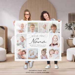 Couverture Polaire Personnalisé L'Amour Écrit À La Main You Nana 10 P