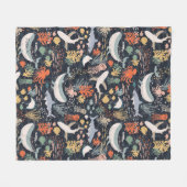 Couverture Polaire Personnalisé | Marine Life (Devant (Horizontal))