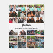 Couverture Polaire Personnalisé Meilleurs Amis Forever Brothers Photo (Devant)