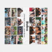 Couverture Polaire Personnalisé Meilleurs Amis Forever Brothers Photo (Devant (Horizontal))