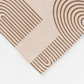 Couverture Polaire Personnalisé Photo Keepsaké Earthy Motif (Coin)