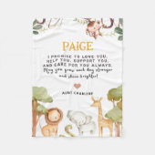 Couverture Polaire Personnalisé Unique 1 An Vieux Garçon Ou Couvertur (Devant)