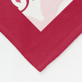 Couverture Polaire Personnalisé Valentine's Day Medium (Coin)