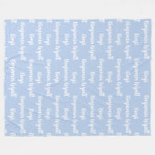 Couverture polaire personnalisée (Devant (Horizontal))