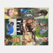 Couverture polaire personnalisée (Devant (Horizontal))