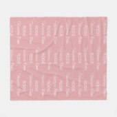 Couverture polaire personnalisée (Devant (Horizontal))