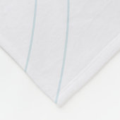 Couverture polaire personnalisée avec nom (Coin)