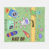 Couverture polaire personnalisée dans le monde cos (Devant (Horizontal))