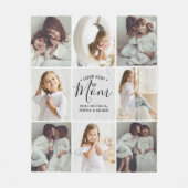 Couverture Polaire Personnalisée manuscrite Amour You Mom 8-Photo (Devant)