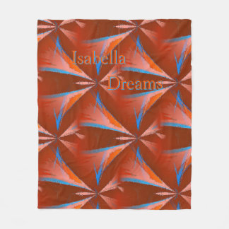 Couverture polaire personnalisée Motif étoile Abst
