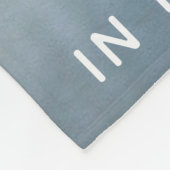 Couverture Polaire Personnalisée Pet Memorial Love Empreinte de patte (Coin)