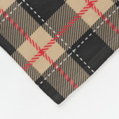 Couverture Polaire Personnaliser Buffle beige Plaid Chien coyote sauv (Coin)