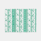 Couverture Polaire Personnaliser Golden Guide Conte Chien Motif Vert (Devant (Horizontal))