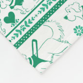 Couverture Polaire Personnaliser Golden Guide Conte Chien Motif Vert (Coin)