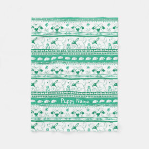 Couverture Polaire Personnaliser Golden Guide Conte Chien Motif Vert