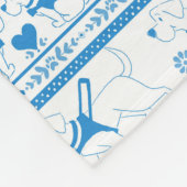 Couverture Polaire Personnaliser Labrador Guide Conte de chien Motif  (Coin)