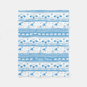 Couverture Polaire Personnaliser Labrador Guide Conte de chien Motif 