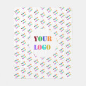 Couverture Polaire Personnaliser le logo de votre entreprise (Devant)