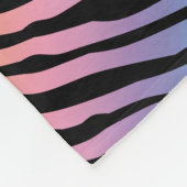 Couverture Polaire Personnaliser le nom rainbow tiger rayures (Coin)