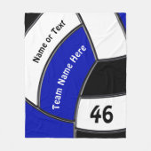 Couverture Polaire Personnaliser les idées de cadeaux de volley-ball  (Devant)