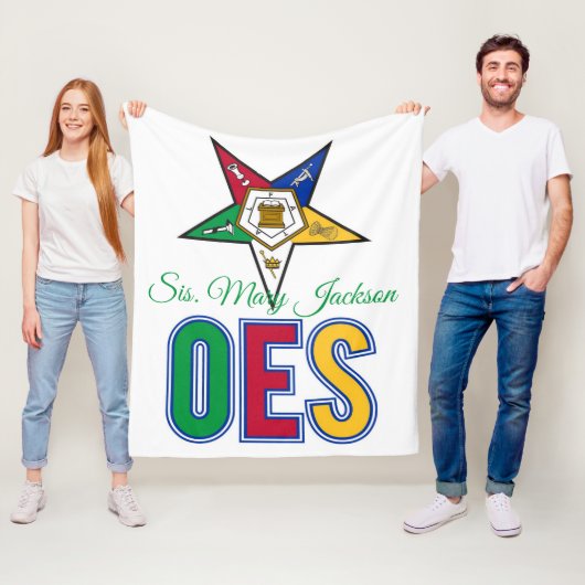 Couverture Polaire Personnaliser l'ordre de Eastern Star (En situation)